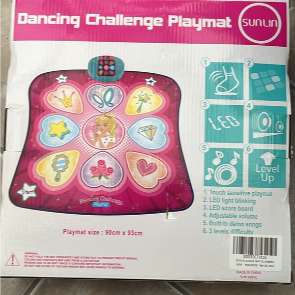 Pink Interactive Learning Dance Mat - Picture 1 of 1